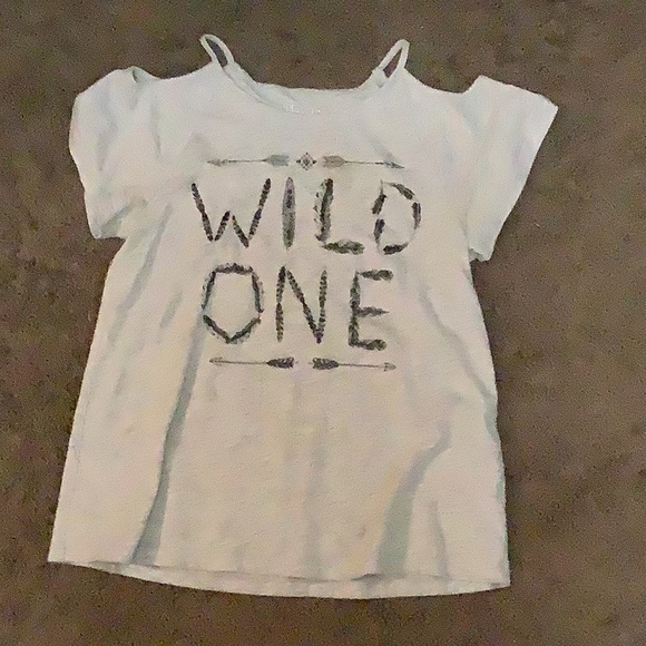 Large 10/12 childrens place grey “wild one” shirt - Picture 1 of 1